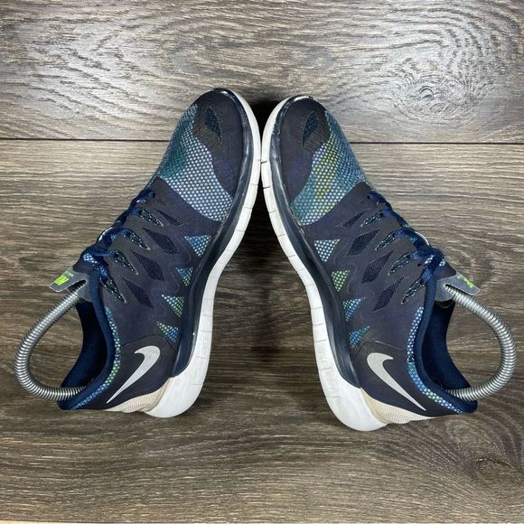 Nike Women's Size 7 Free 5.0 'Obsidian Silver Flash' Running Shoes - Picture 6 of 8